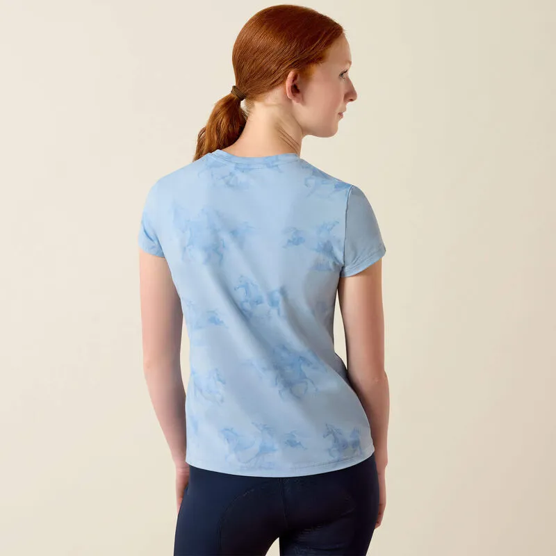 Ariat Junior Mirage T-Shirt in St Tropez Mirage-1