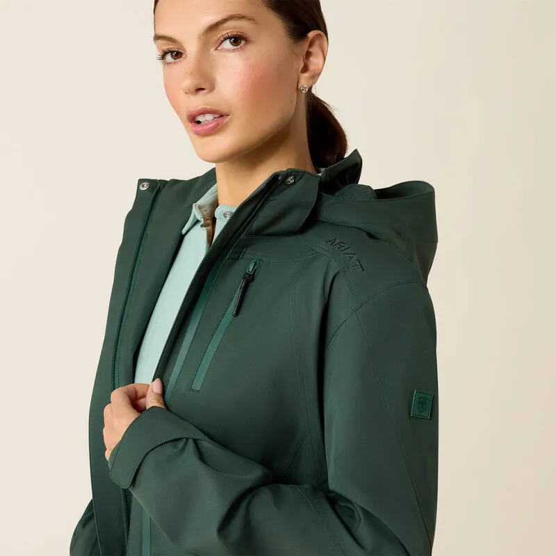 Ariat Womens Coastal H2O Waterproof Jacket in Monstera-2