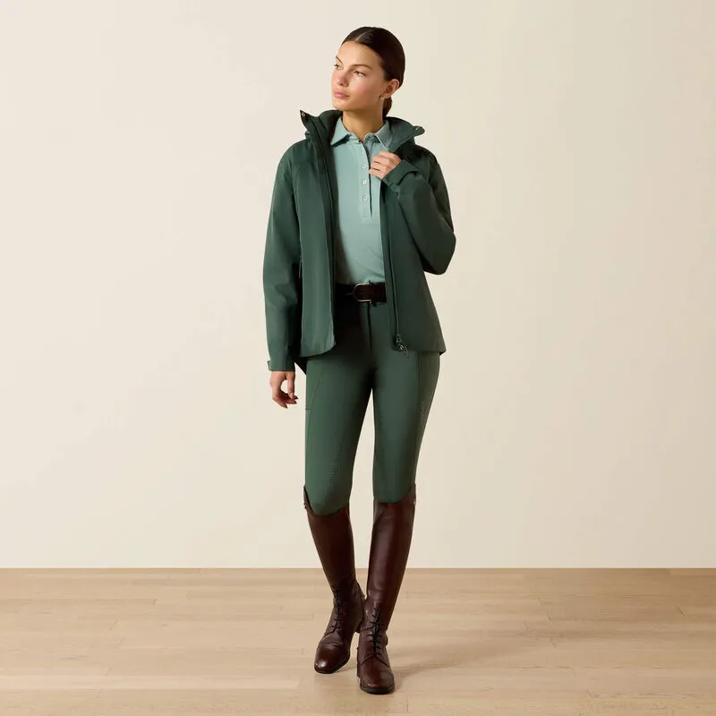 Ariat Womens Coastal H2O Waterproof Jacket in Monstera-4