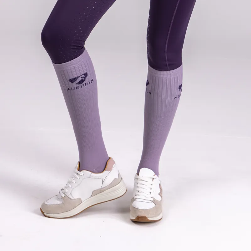 Aubrion Winter Performance Socks Mauve Adult-2