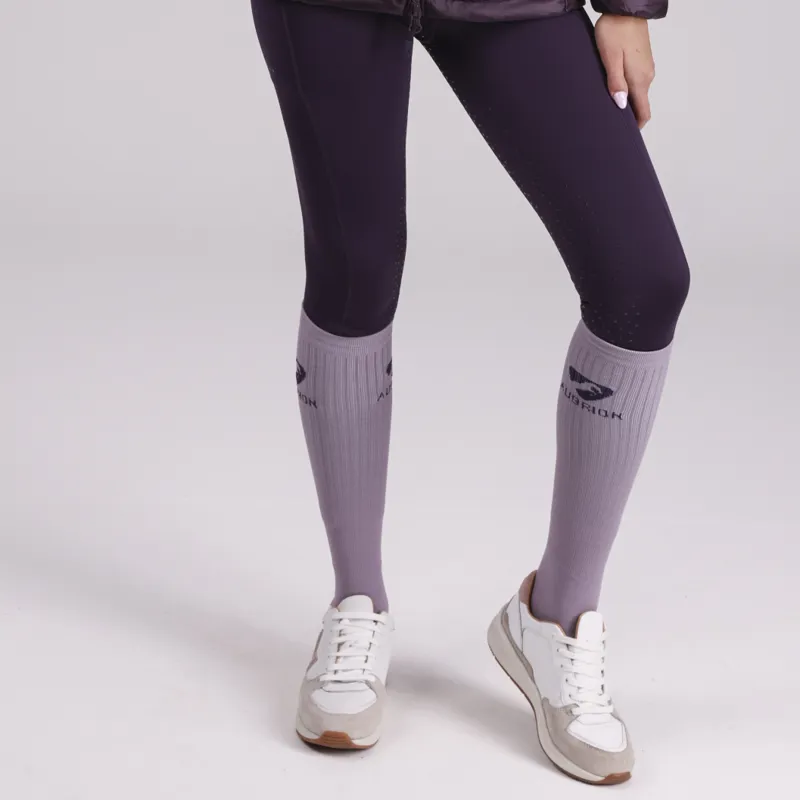 Aubrion Winter Performance Socks Mauve Adult-3