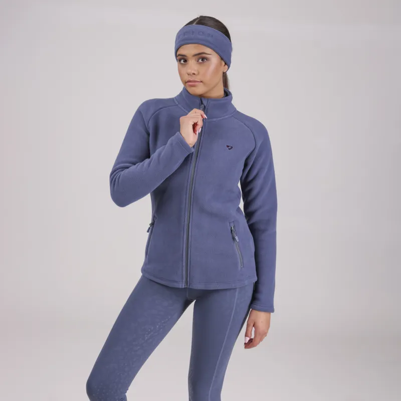 Aubrion Ladies Restore Full Zip Fleece Blue-1