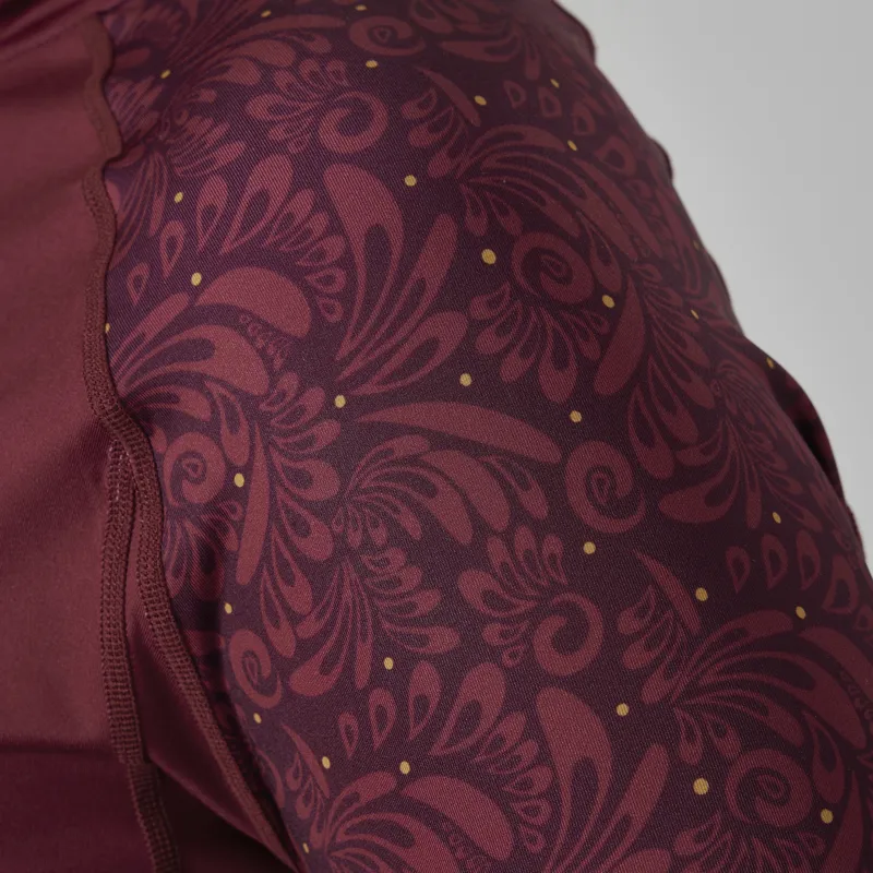Aubrion Ladies Hyde Park Base Layer Red Paisley-3