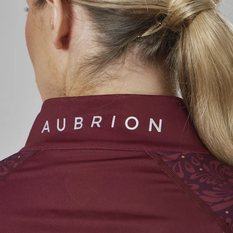 Aubrion Ladies Hyde Park Base Layer Red Paisley-4