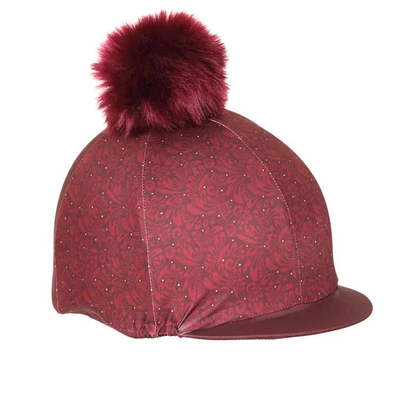 Aubrion Hdye Park Hat Cover Red Paisley One Size