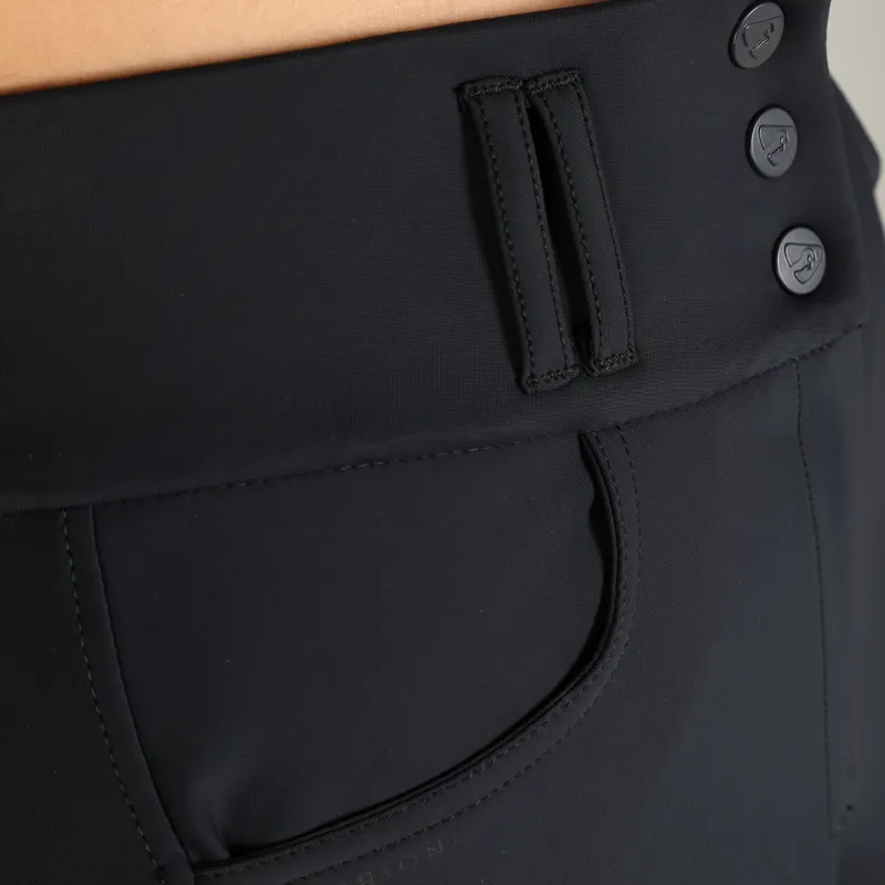 Aubrion Optima Pro Breeches in Black-4