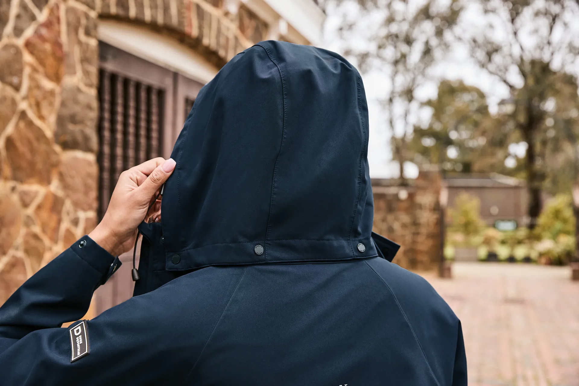 Dublin Rowan Waterproof Riding Coat Ladies In Sky Captain