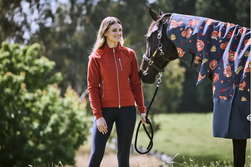 Weatherbeeta Halifax Hybrid Jacket Red Ochre-5