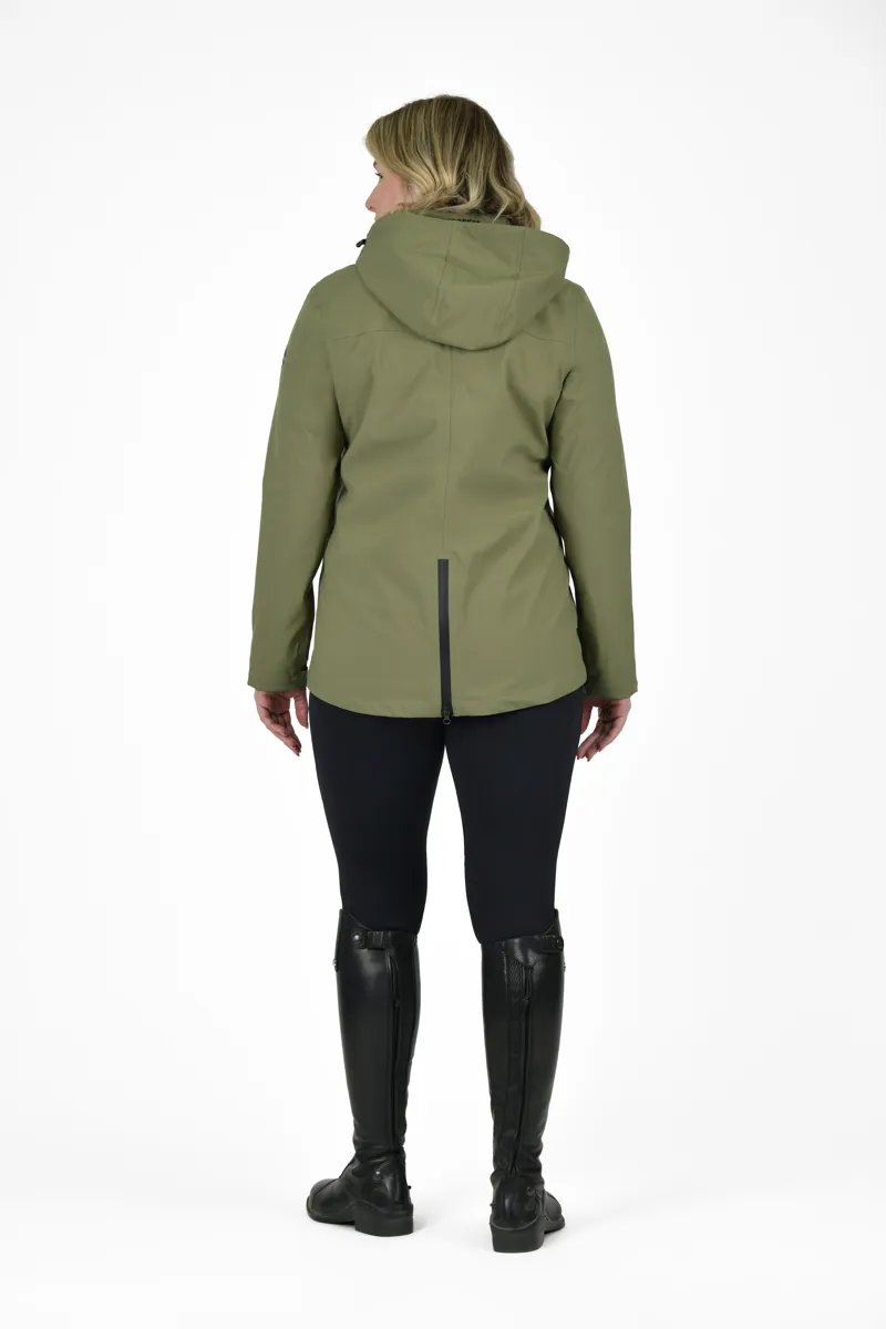 Weatherbeeta Florence Fleece Two-For-One Waterproof Jacket Olive-2