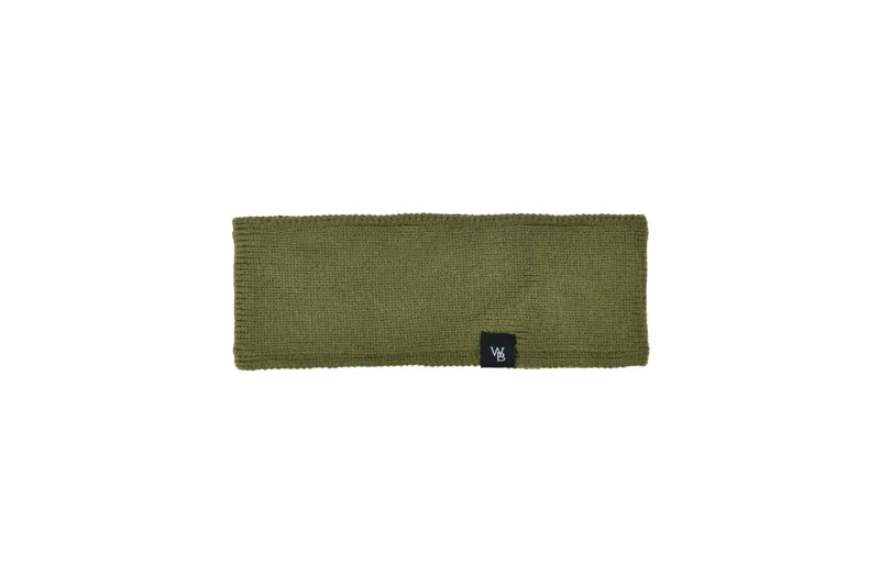 Weatherbeeta Fleece Lined Ponytail Headband Olive Night