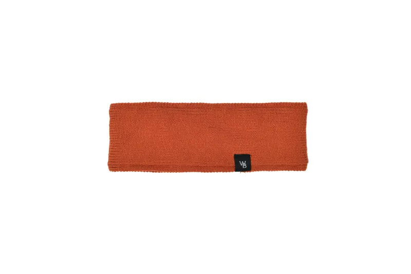 Weatherbeeta Fleece Lined Ponytail Headband Redwood