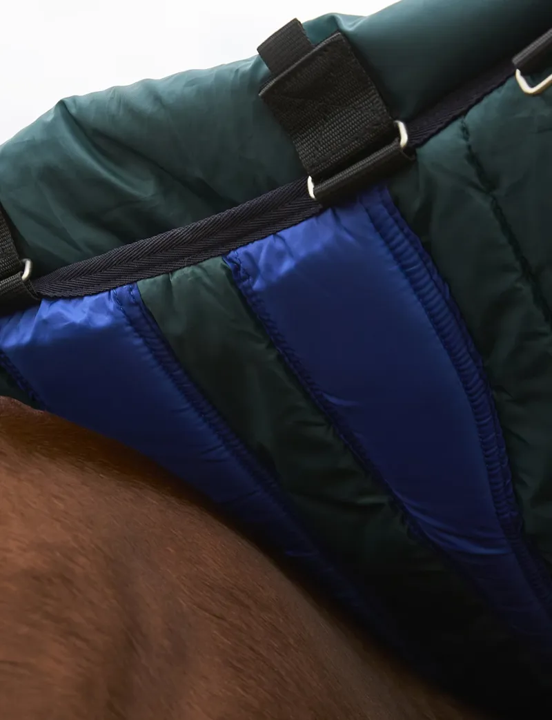 Weatherbeeta ComFiTec Plus Dynamic Turnout Detach-A-Neck Rug 100g Forest Green/Navy-4