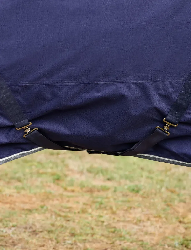 Weatherbeeta ComFiTec Tyro Turnout Combo Neck 50g in Navy and Charcoal-1