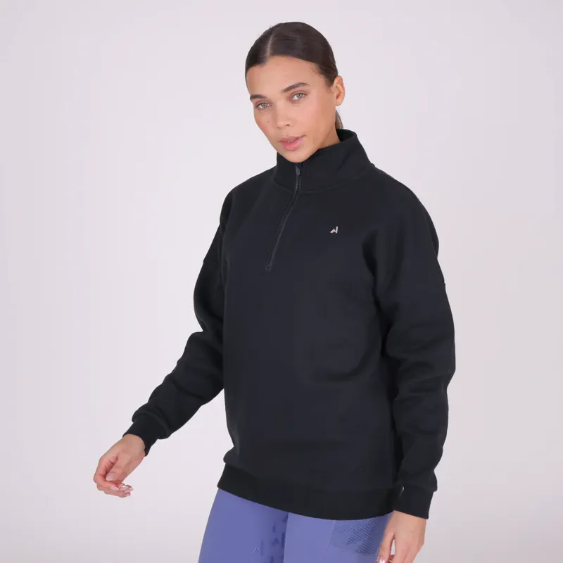 Aubrion React Half Zip Sweatshirt in Shadow-1