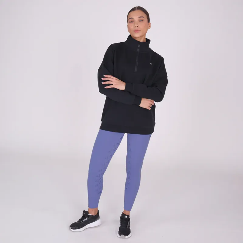 Aubrion React Half Zip Sweatshirt in Shadow-2