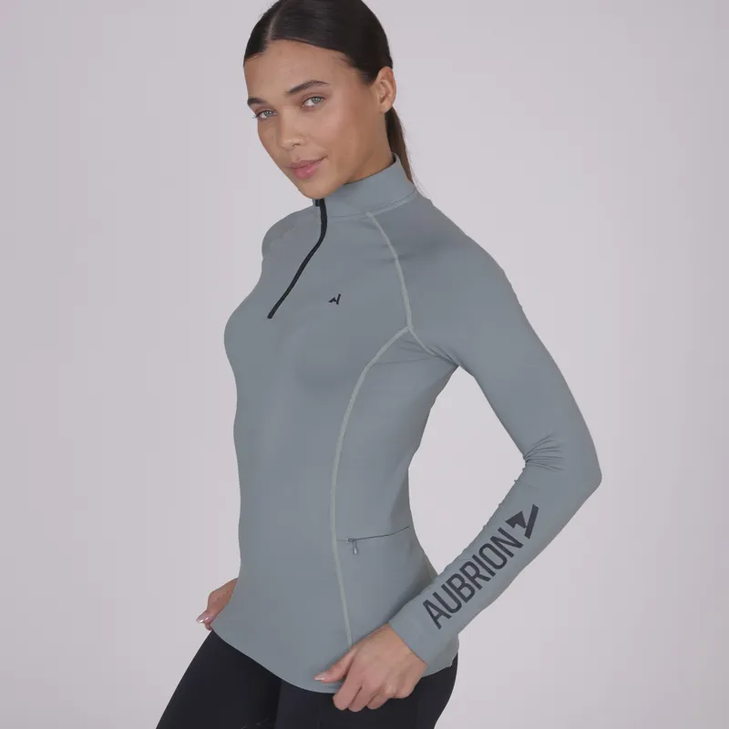Aubrion Womens React Winter Base Layer Sage-3