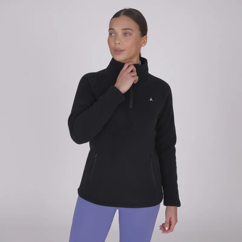 Aubrion Womens React Half Zip Fleece Shadow-1