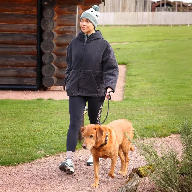 Aubrion React Sherpa Fleece Jacket in Shadow-4