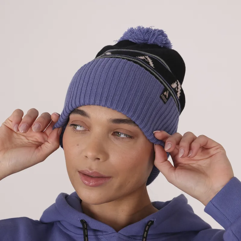 Aubrion React Bobble Hat Sky/Shadow One Size-2