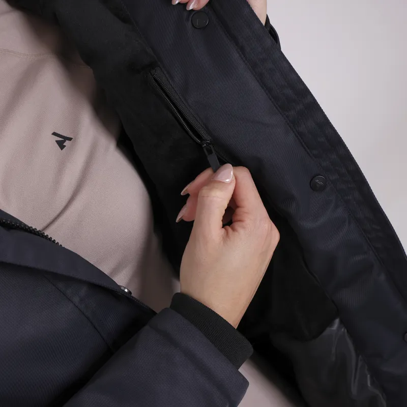 Aubrion Ladies React Long Coat Shadow-2