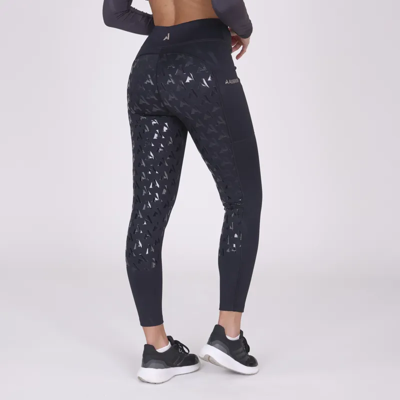 Aubrion Womens React Winter Riding Tights Shadow-4