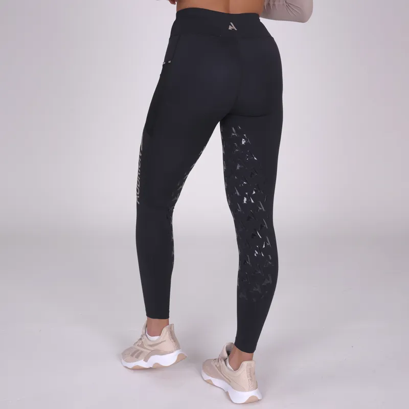 Aubrion Womens React Non-Stop Riding Tights Shadow-3