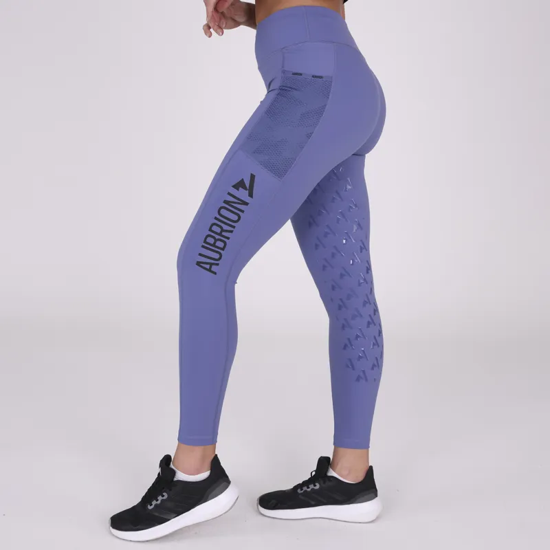 Aubrion Womens React Non-Stop Riding Tights Sky-3