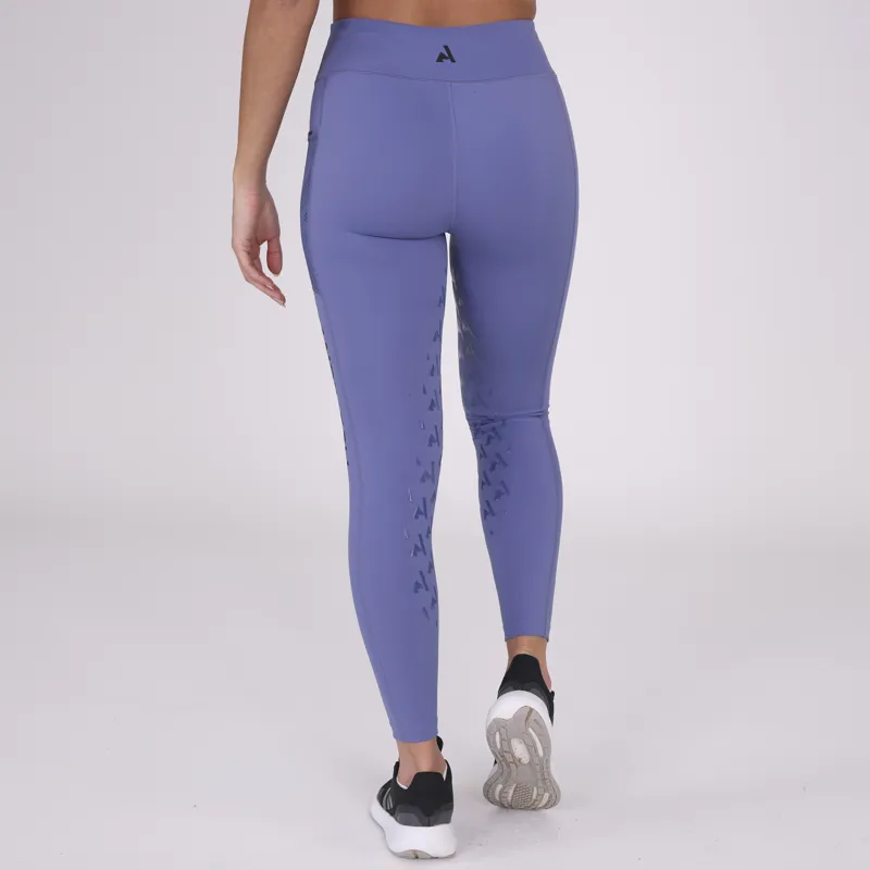 Aubrion Womens React Non-Stop Riding Tights Sky-4