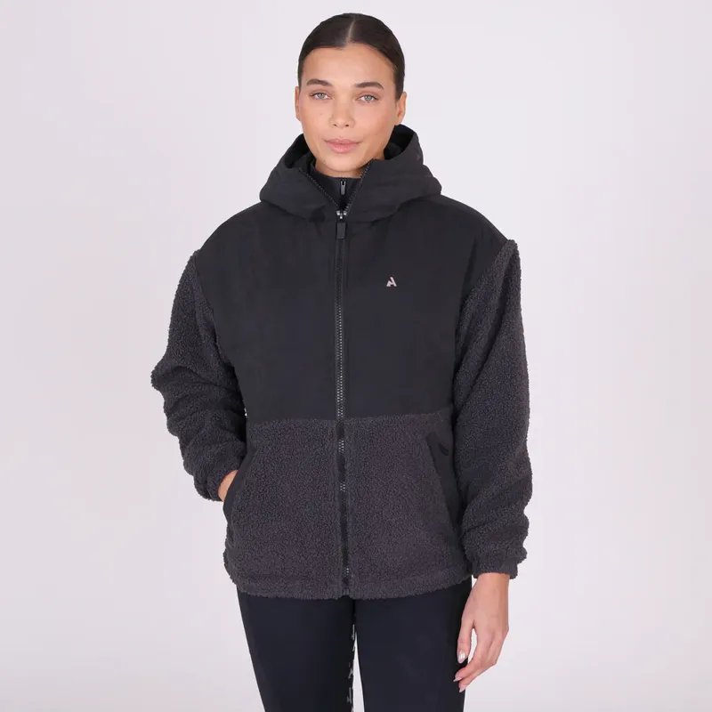 Aubrion React Sherpa Fleece Jacket in Shadow