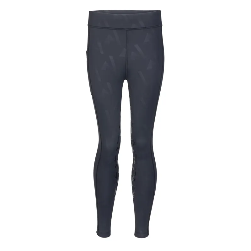 Aubrion Young Rider React Winter Riding Tights Shadow
