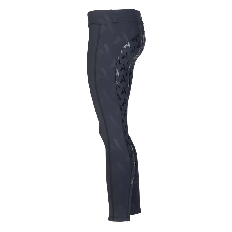 Aubrion Young Rider React Winter Riding Tights Shadow-2