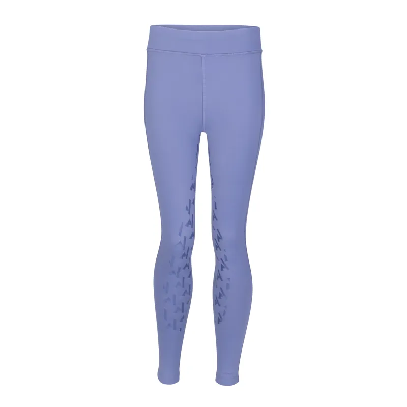 Aubrion Young Rider React Winter Riding Tights Sky