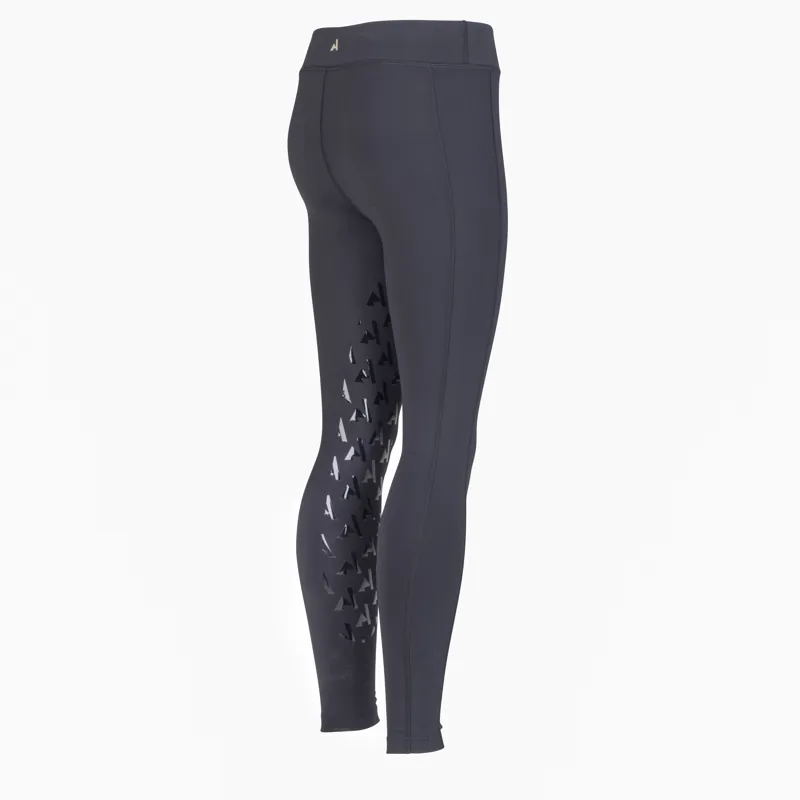 Aubrion Young Rider React Non-Stop Riding Tights Shadow-3