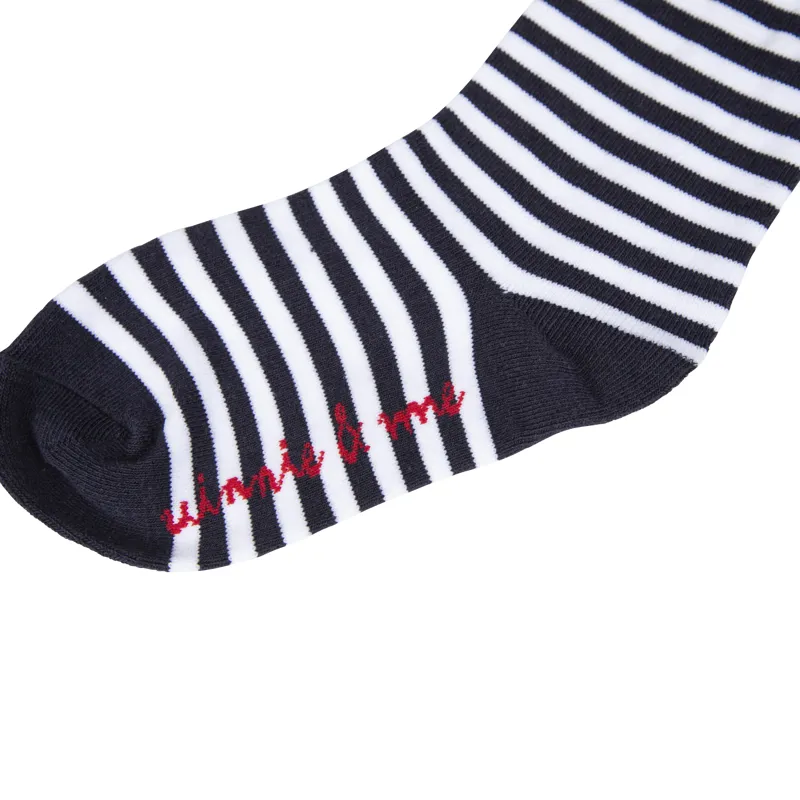 Winnie and Me Socks Navy-1