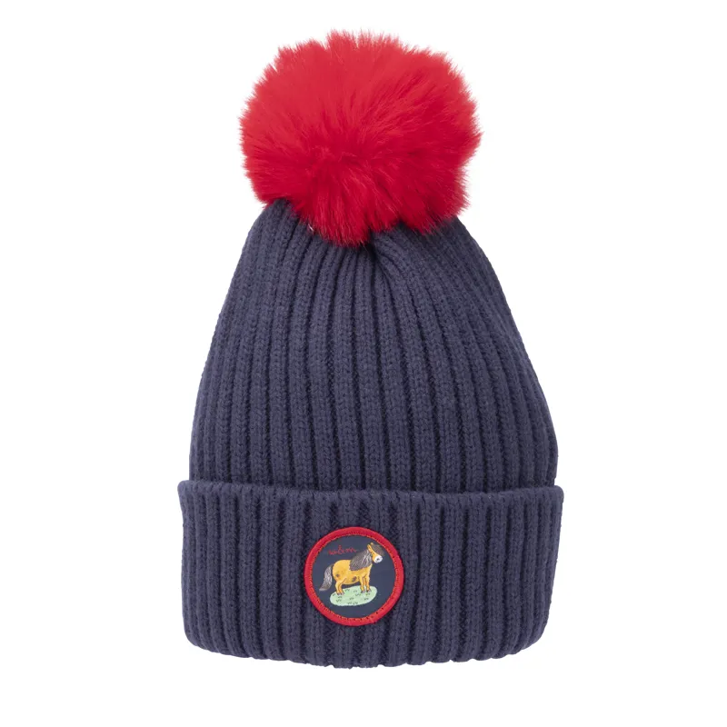 Winnie and Me Bobble Hat Navy