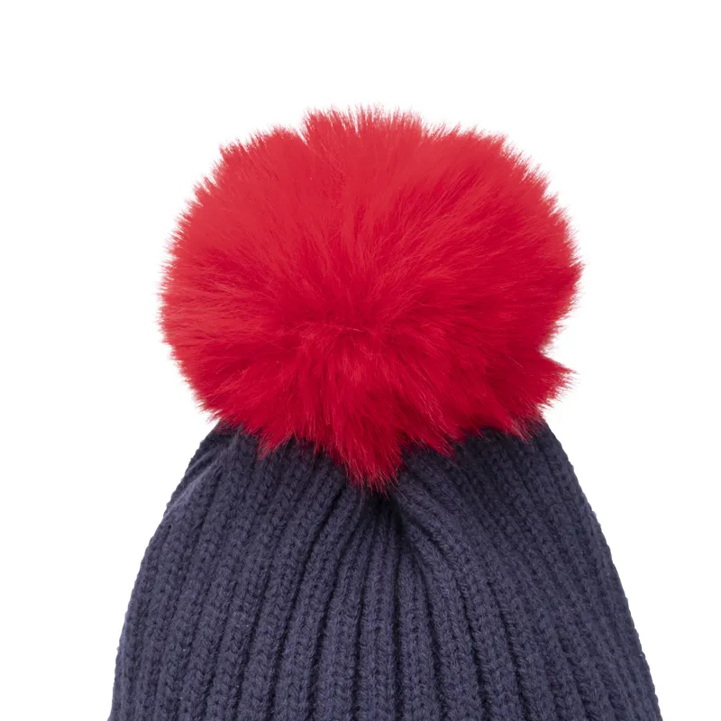 Winnie and Me Bobble Hat Navy-1
