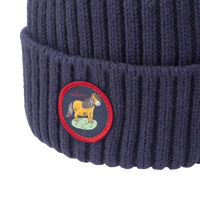 Winnie and Me Bobble Hat Navy-3