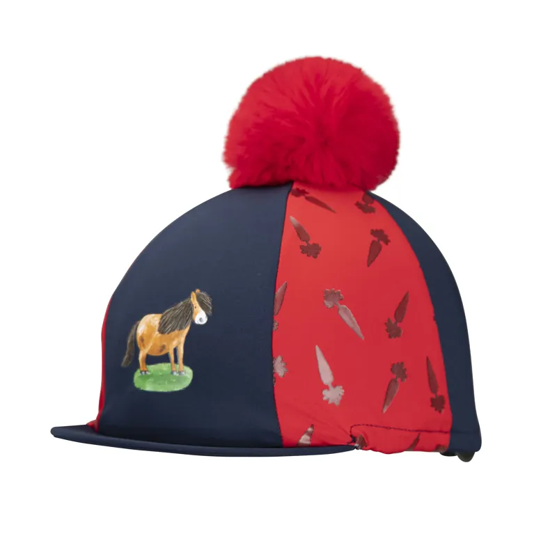 Winnie and Me Hat Silk Navy/Red