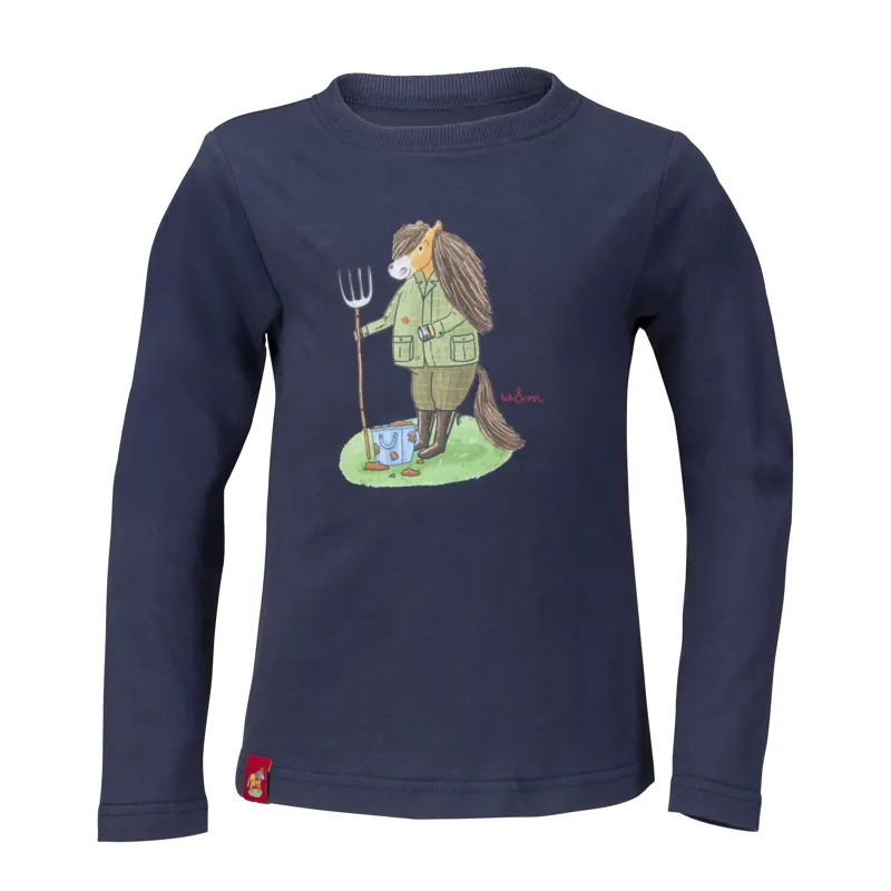 Winnie and Me Childrens Long Sleeve Top Navy