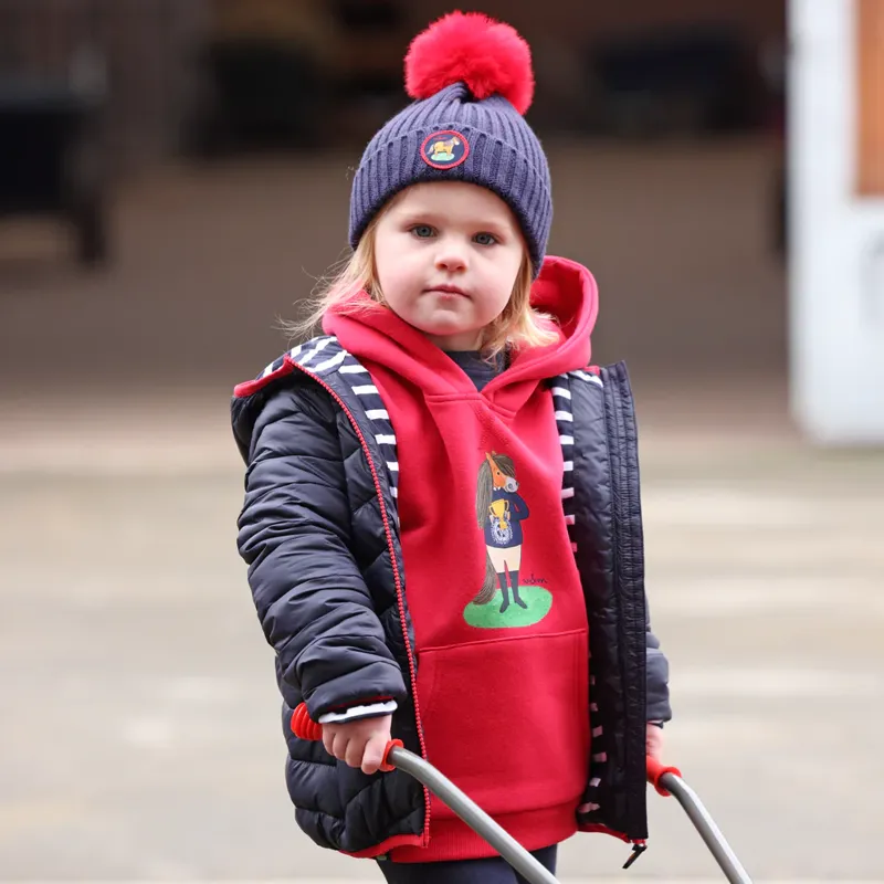 Winnie and Me Padded Coat in Navy