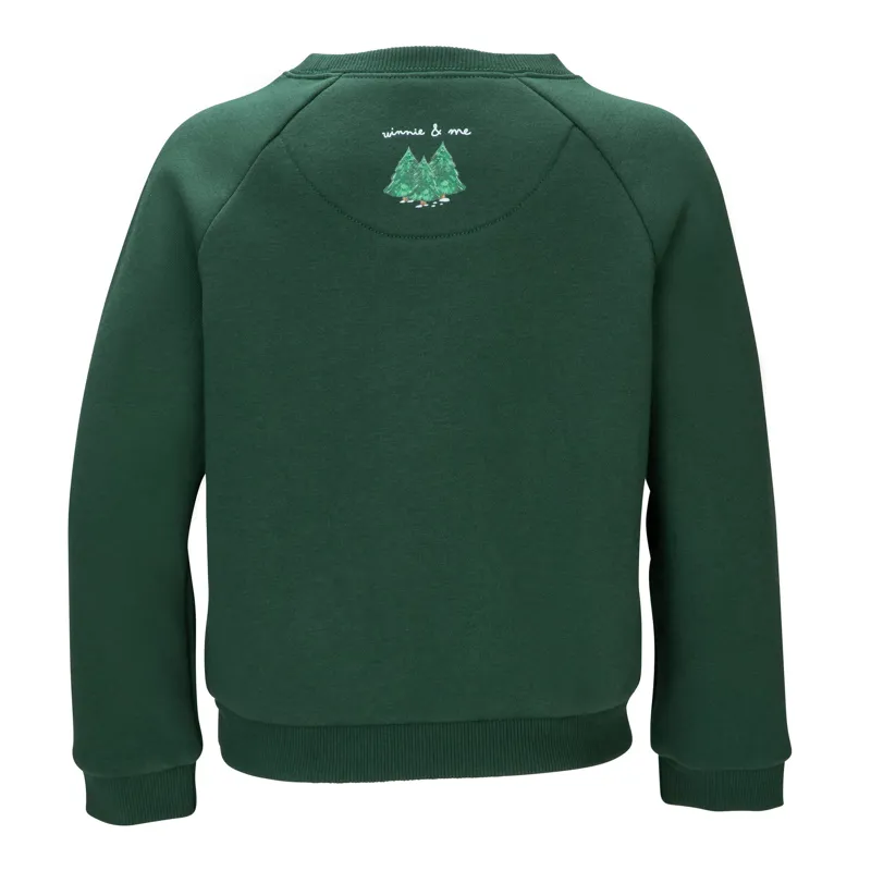Winnie and Me Festive Sweatshirt Green-1