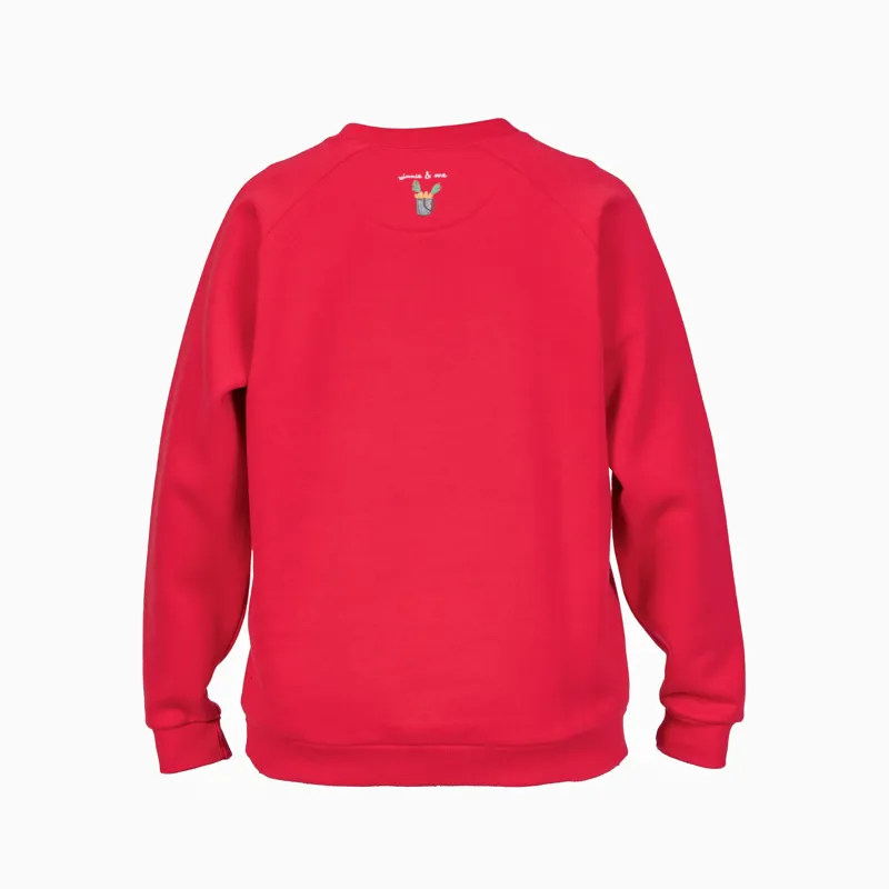 Winnie and Me Festive Sweatshirt Red-1