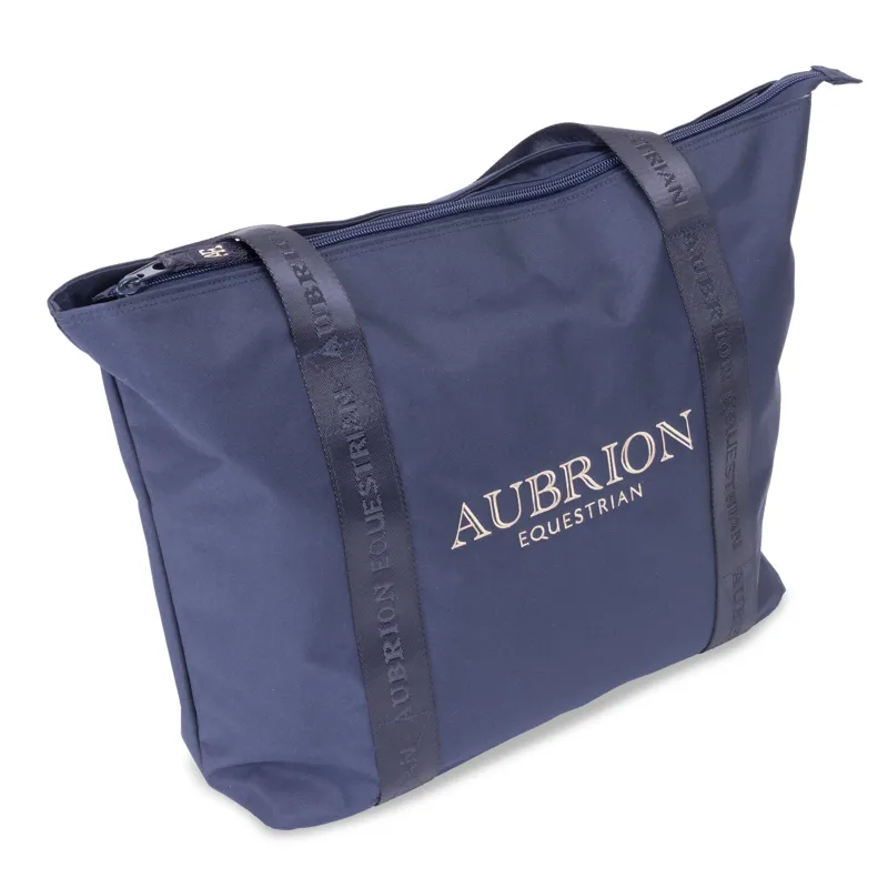 Aubrion Equestrian Tote Bag Navy