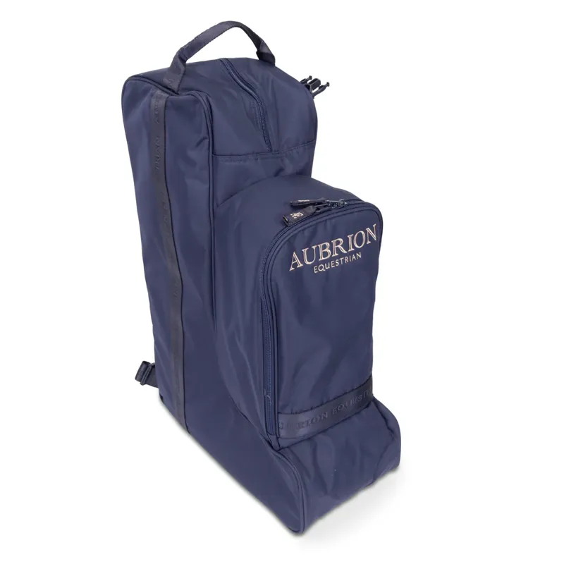 Aubrion Equestrian Hat Whip And Boot Bag Navy