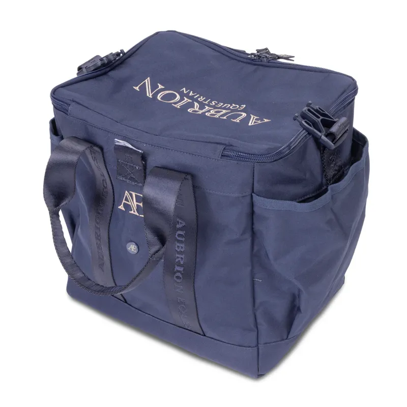 Aubrion Equestrian Large Grooming Kit Bag Navy-2