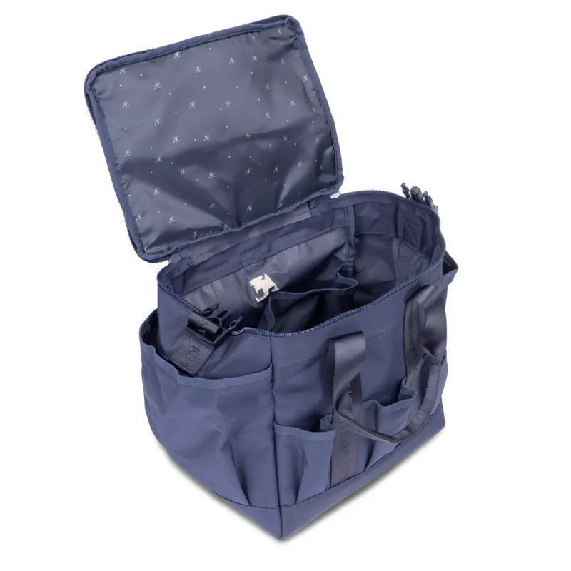 Aubrion Equestrian Large Grooming Kit Bag Navy-3