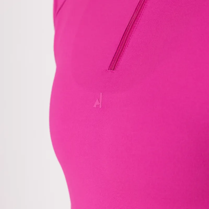 Aubrion React Short Sleeve Base Layer in Fuschia-1