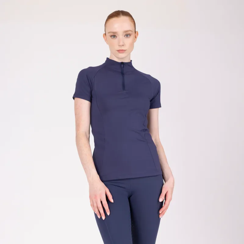 Aubrion React Short Sleeve Base Layer in Midnight