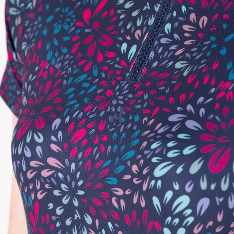 Aubrion React Short Sleeve Base Layer in Petal-1