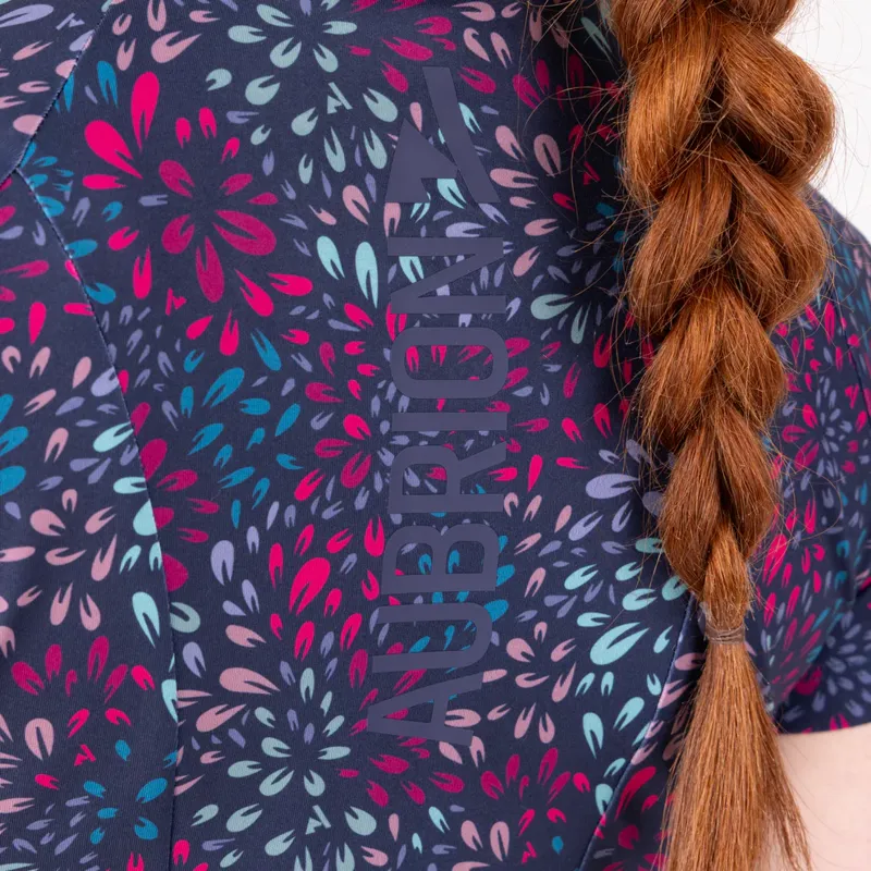 Aubrion React Short Sleeve Base Layer in Petal-2